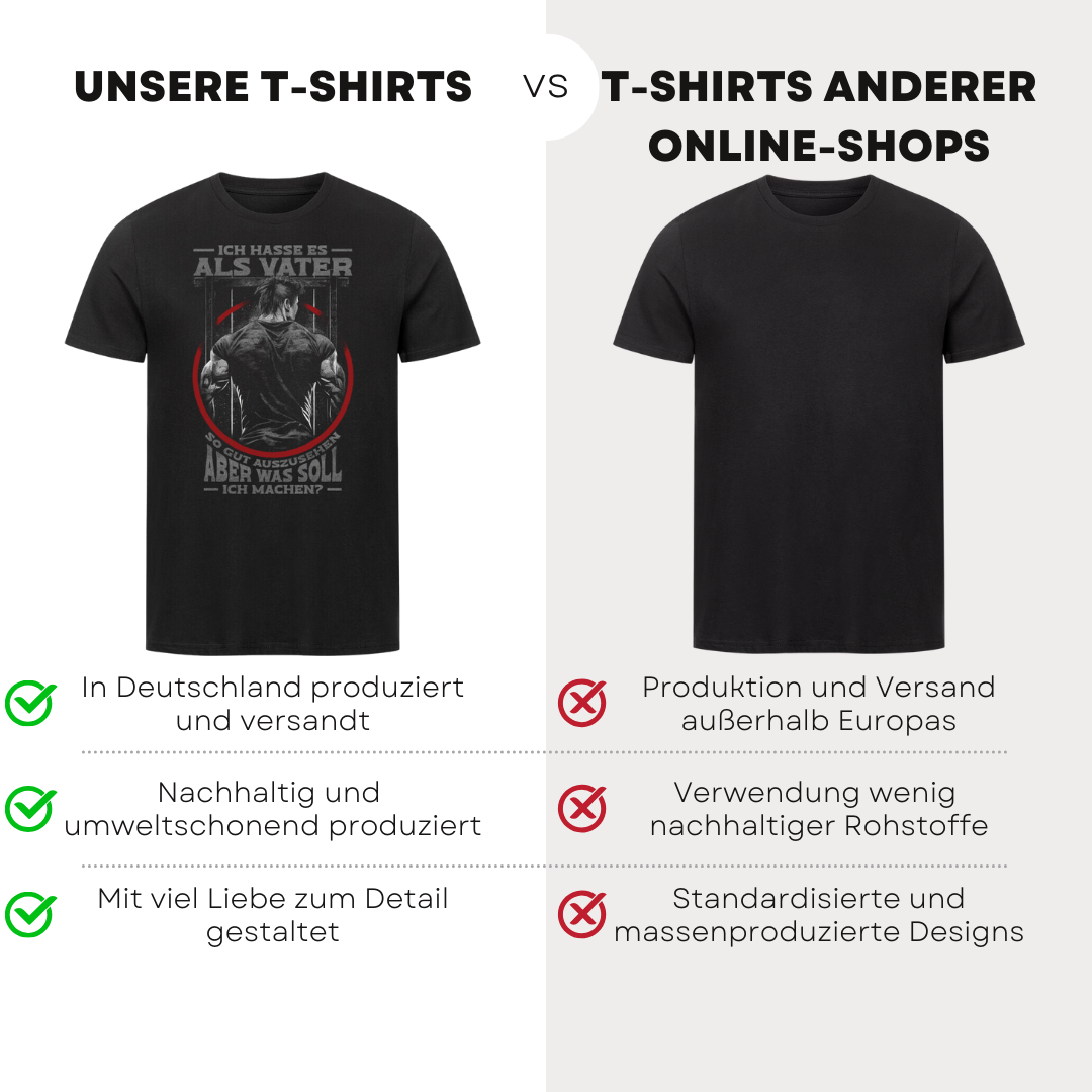 Ich hasse es als Vater so gut auszusehen - Bio T-Shirt