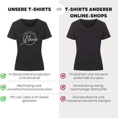 Mama Ehefrau Boss Heldin - Bio T-Shirt