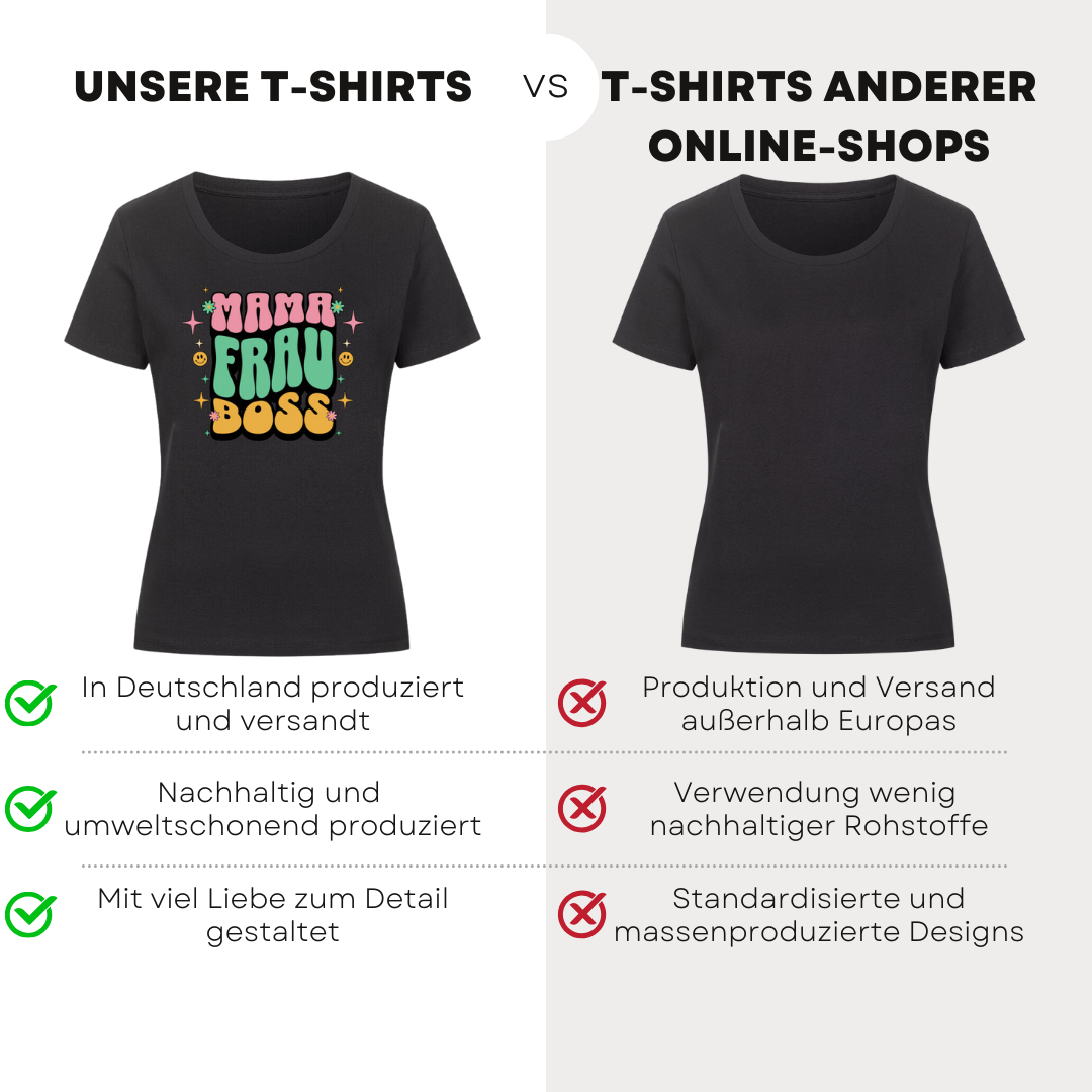 Mama Frau Boss - Bio T-Shirt