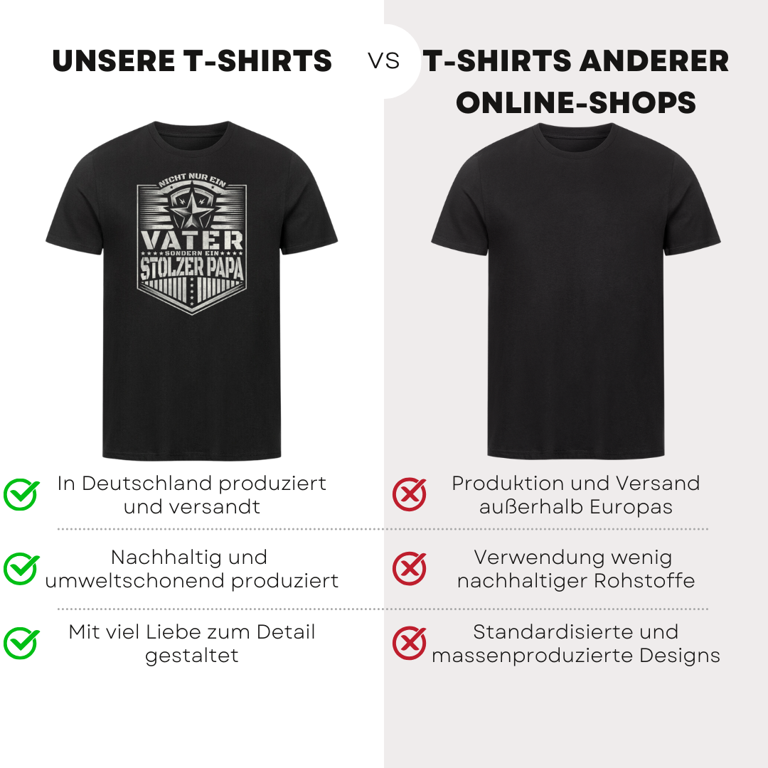 Nicht nur ein Vater - Bio T-Shirt