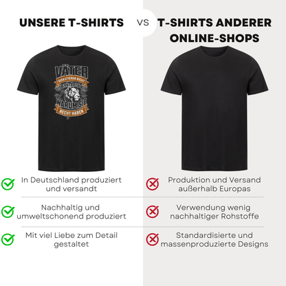 Väter diskutieren nicht II - Bio T-Shirt