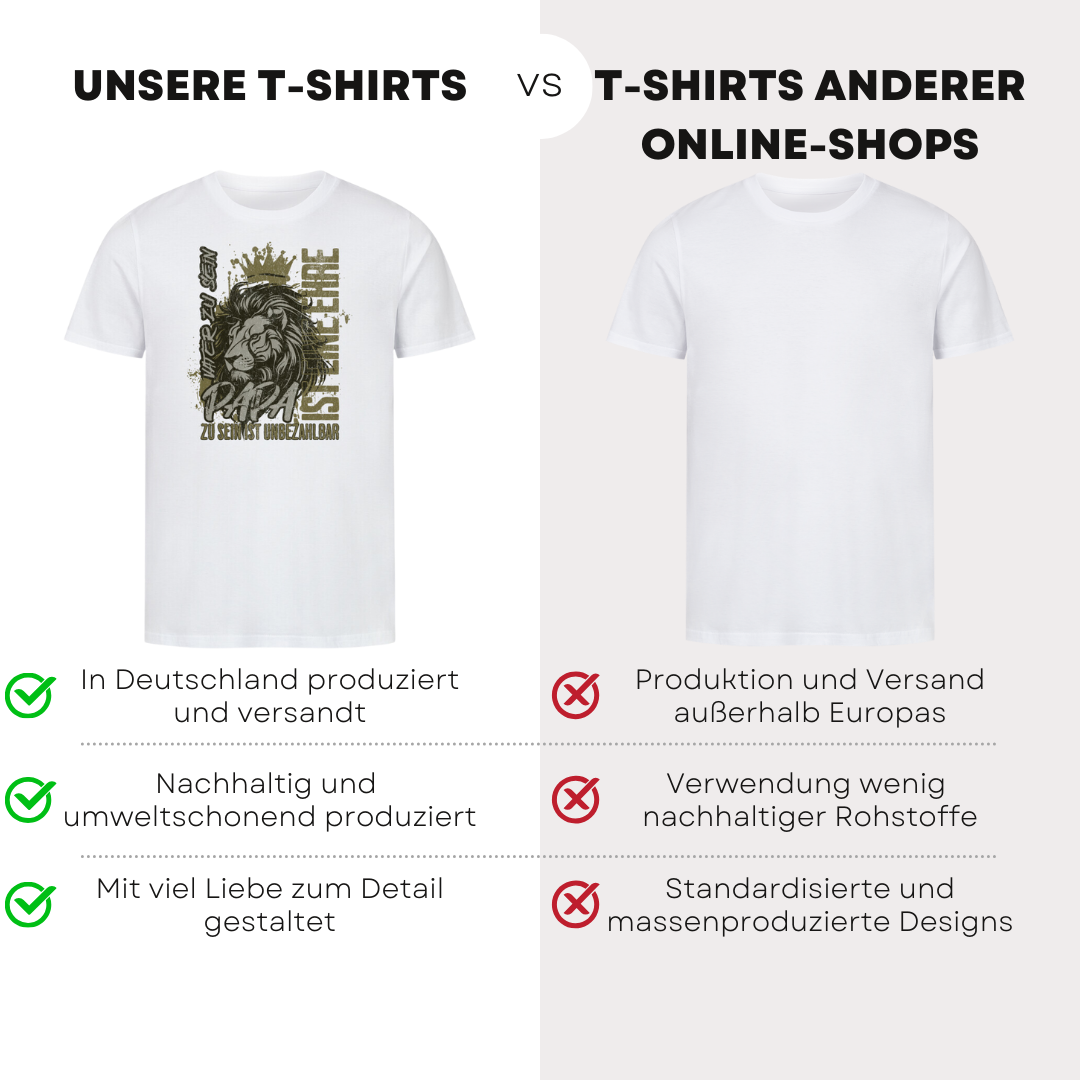 Vater zu sein III - Bio T-Shirt