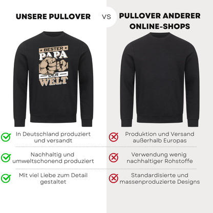 Bester Papa der Welt - Bio Pullover