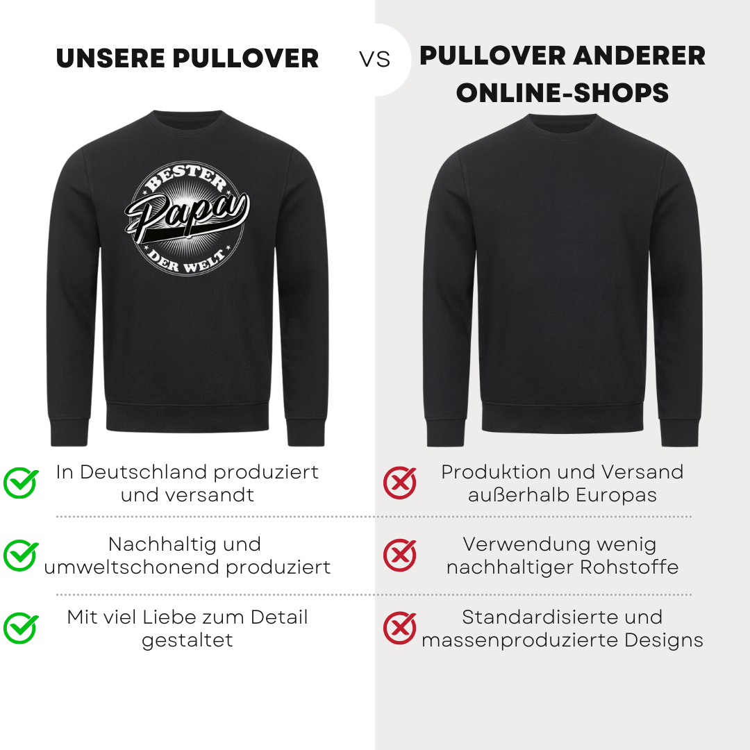 Bester Papa der Welt II - Bio Pullover