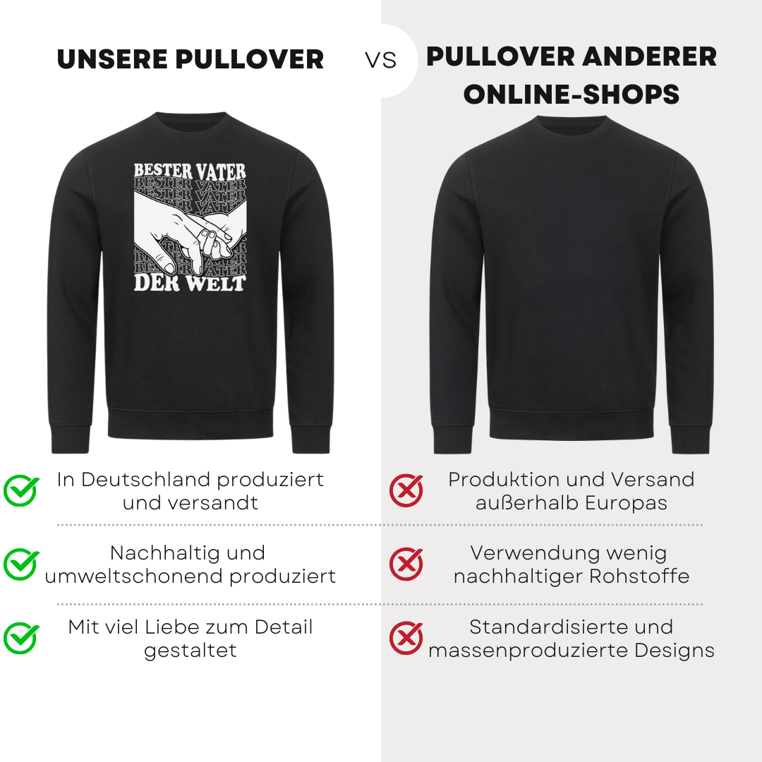 Bester Vater der Welt III - Bio Pullover