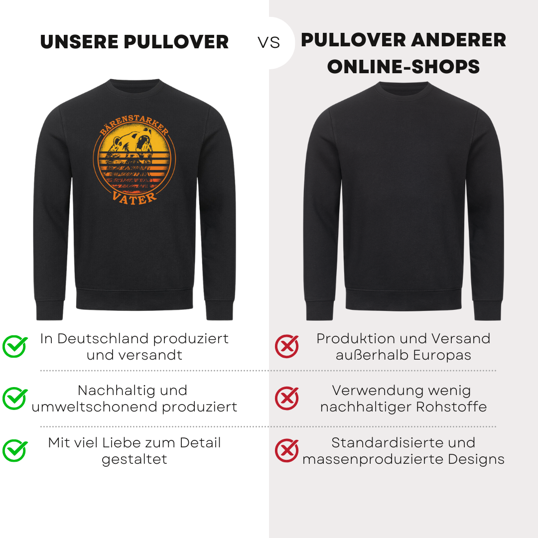 Bärenstarker Vater - Bio Pullover