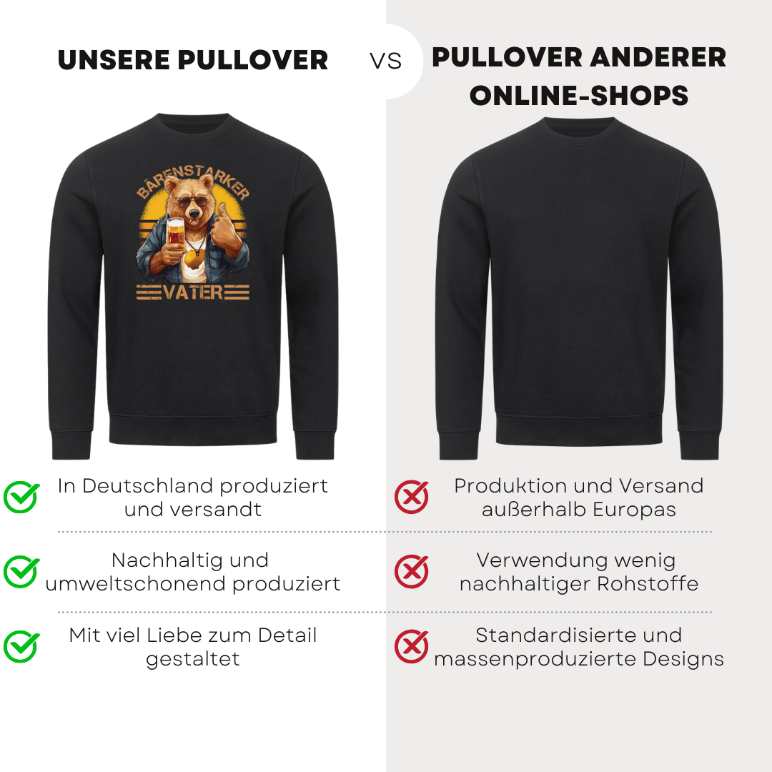 Bärenstarker Vater II - Bio Pullover