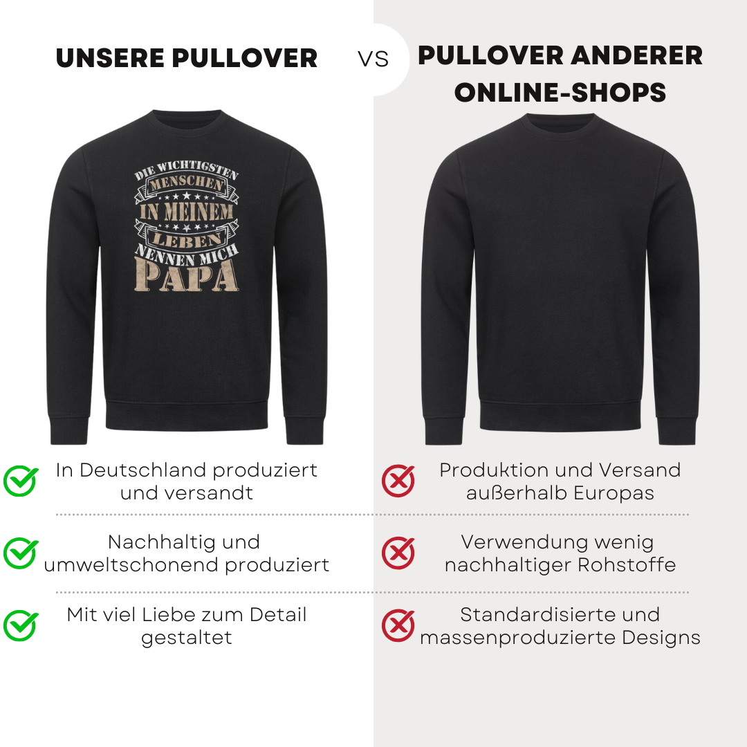 Die wichtigsten Menschen in meinem Leben - Bio Pullover