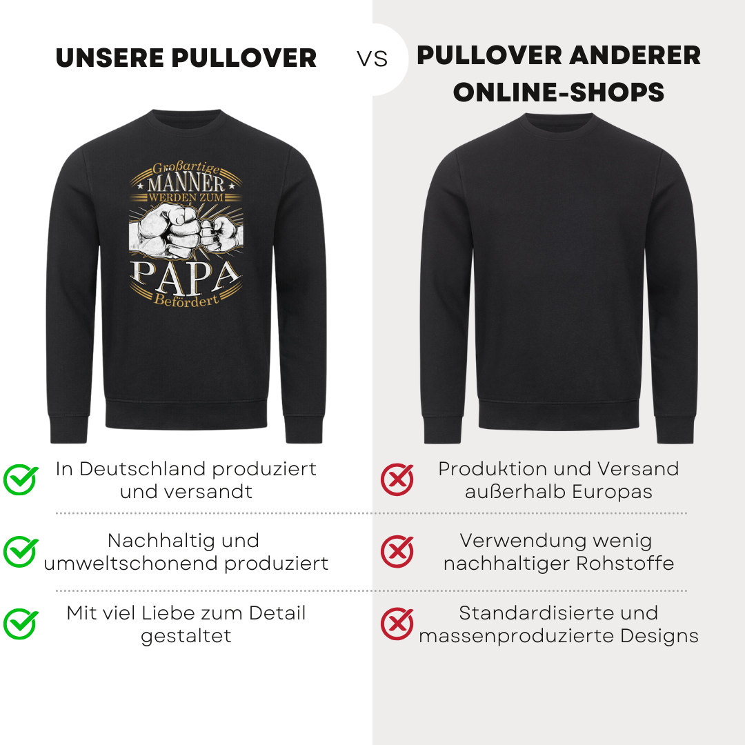 Großartige Männer - Bio Pullover