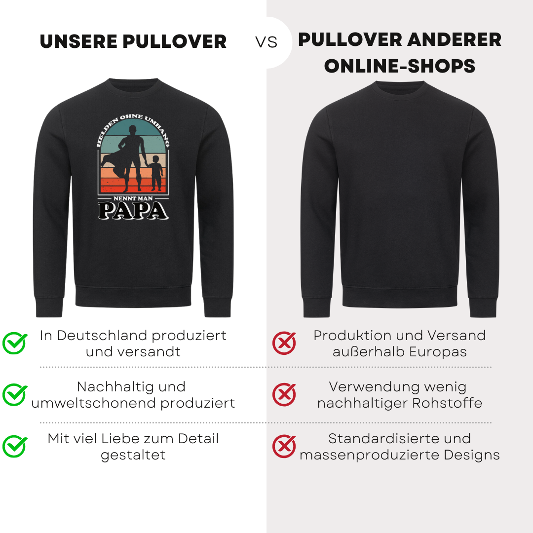 Helden ohne Umhang - Bio Pullover