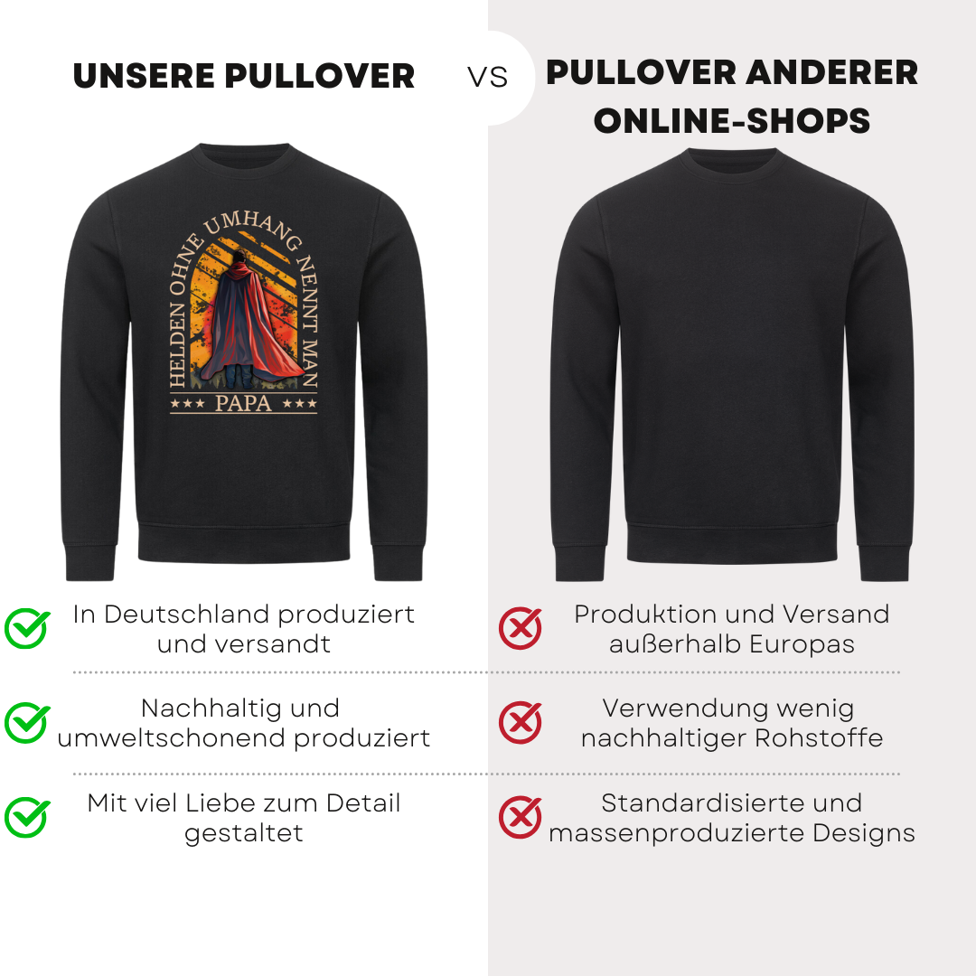 Helden ohne Umhang II - Bio Pullover