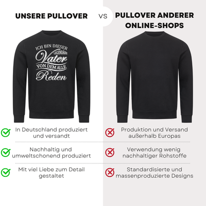 Legendärer Vater - Bio Pullover