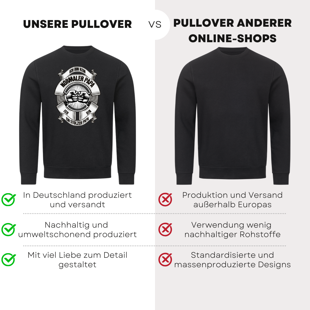 Ich bin kein normaler Papa III - Bio Pullover