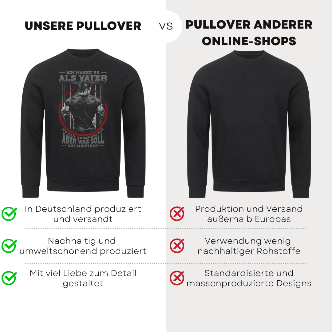 Ich hasse es - Bio Pullover