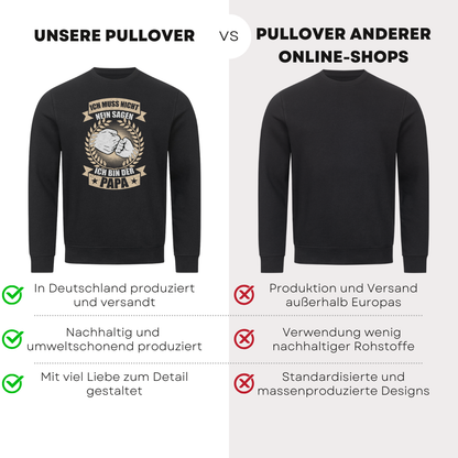 Ich muss nicht nein sagen - Bio Pullover