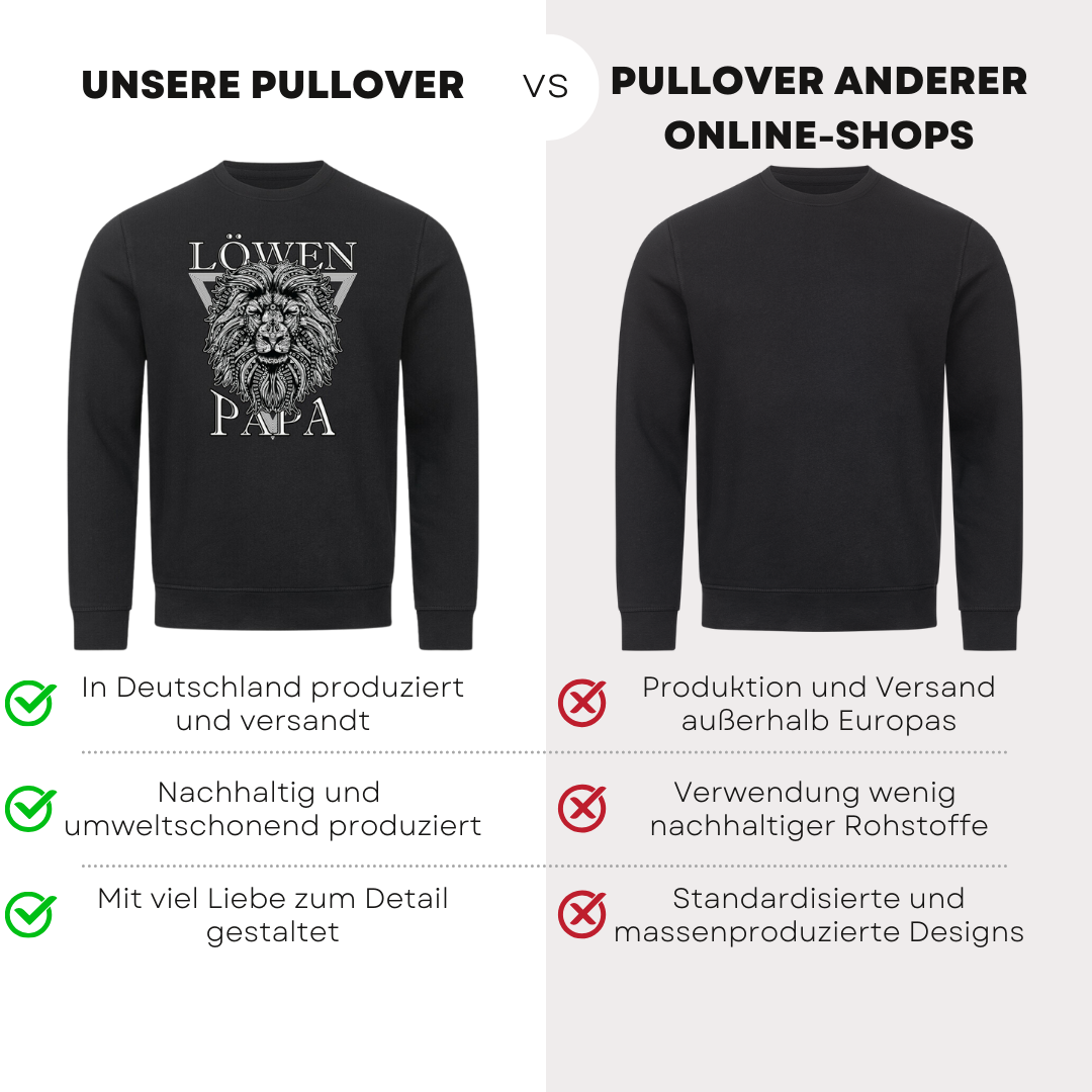 Löwenpapa - Bio Pullover