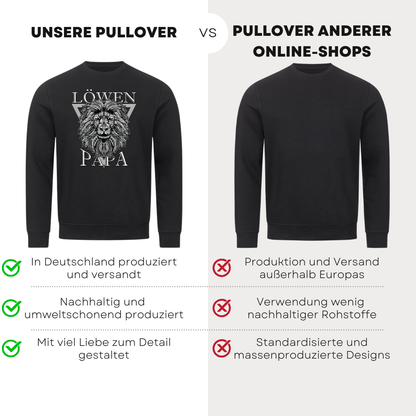 Löwenpapa - Bio Pullover