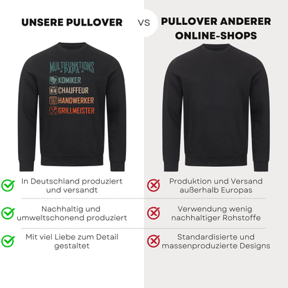 Multifunktionspapa Retro - Bio Pullover