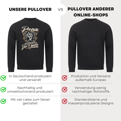 Papa Beschützer der Familie - Bio Pullover