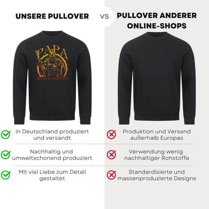 Papa Held & Legende II - Bio Pullover