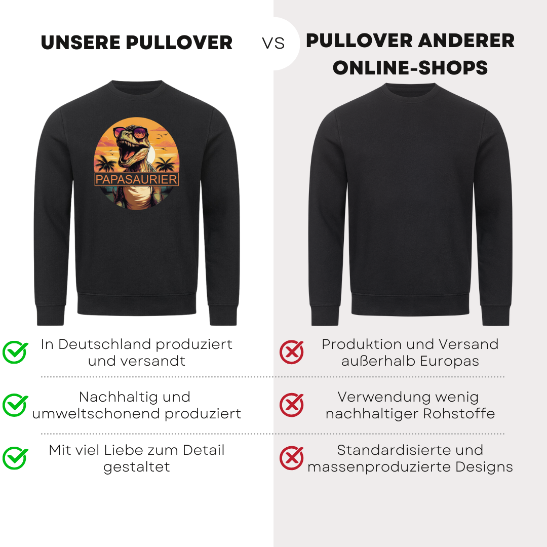 Papasaurier - Bio Pullover
