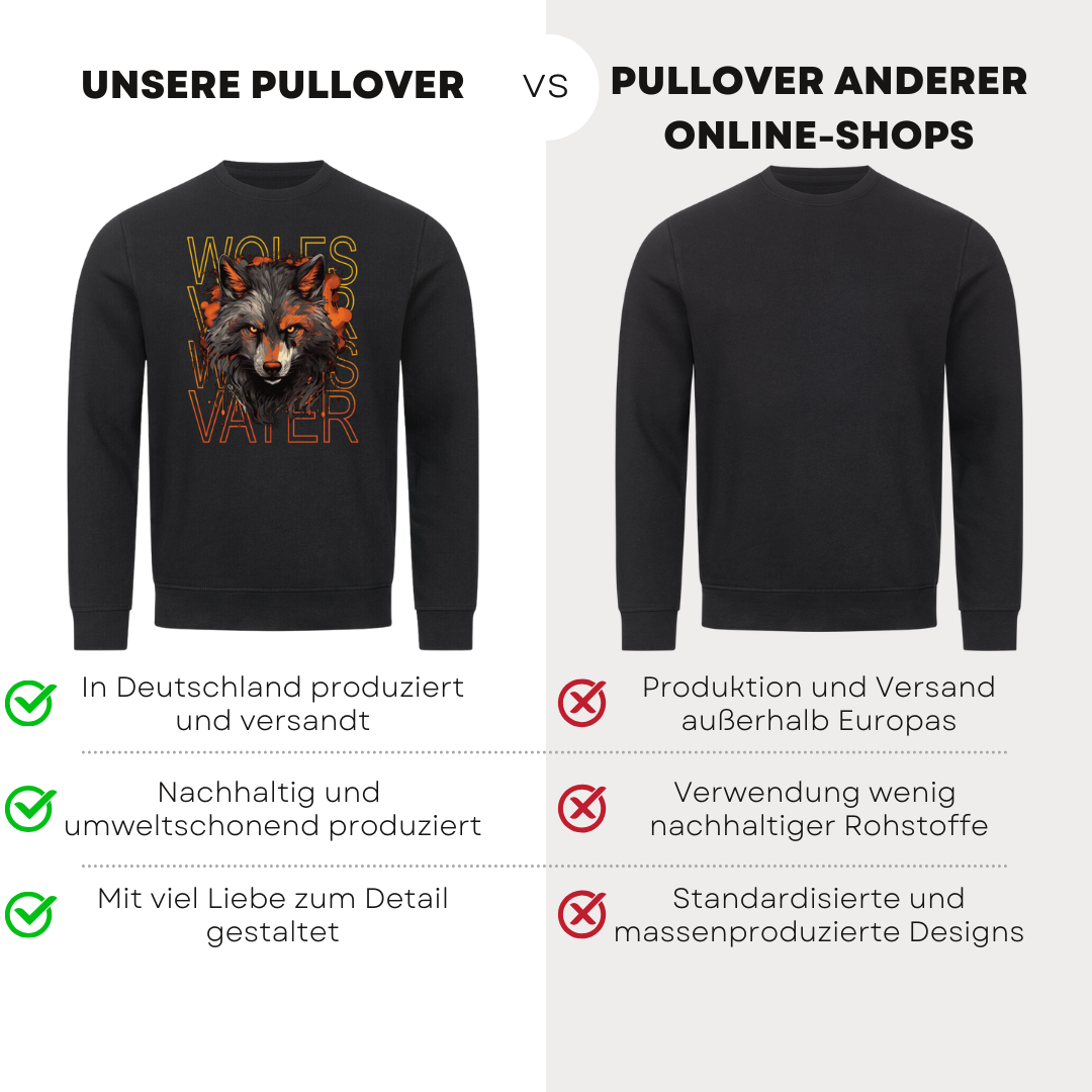 Wolfsvater II - Bio Pullover