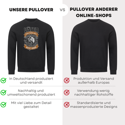 Väter diskutieren nicht II - Bio Pullover