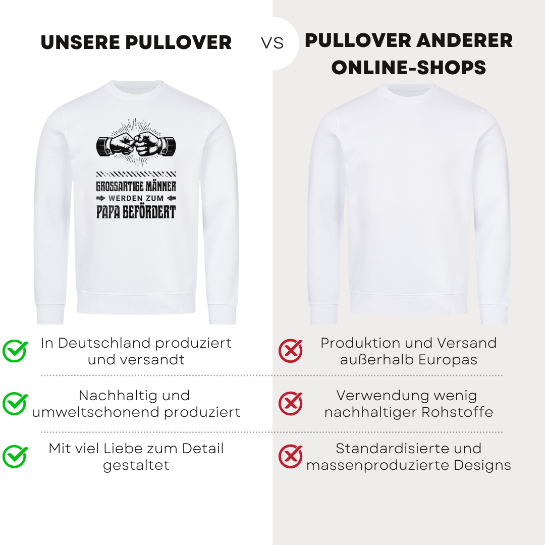 Großartige Männer III - Bio Pullover
