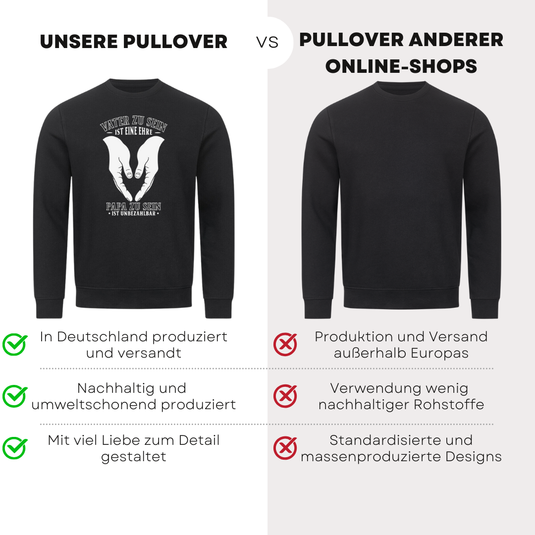 Vater zu sein - Bio Pullover