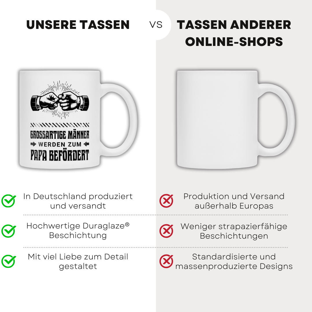 Großartige Männer - Tasse