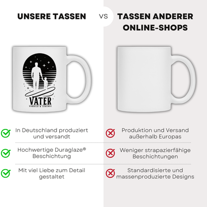 Vater Vorbild & Legende - Tasse