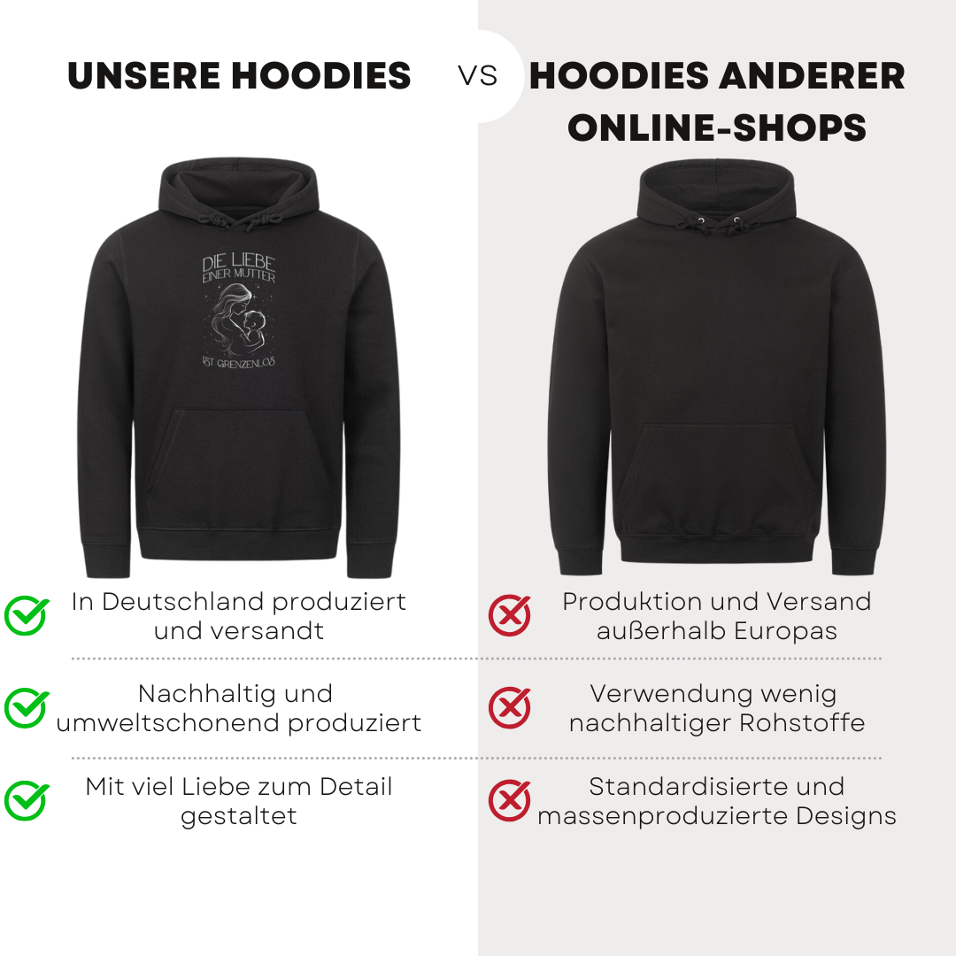 Die Liebe einer Mutter - Bio Hoodie