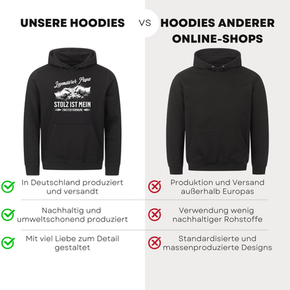 Legendärer Papa - Bio Hoodie