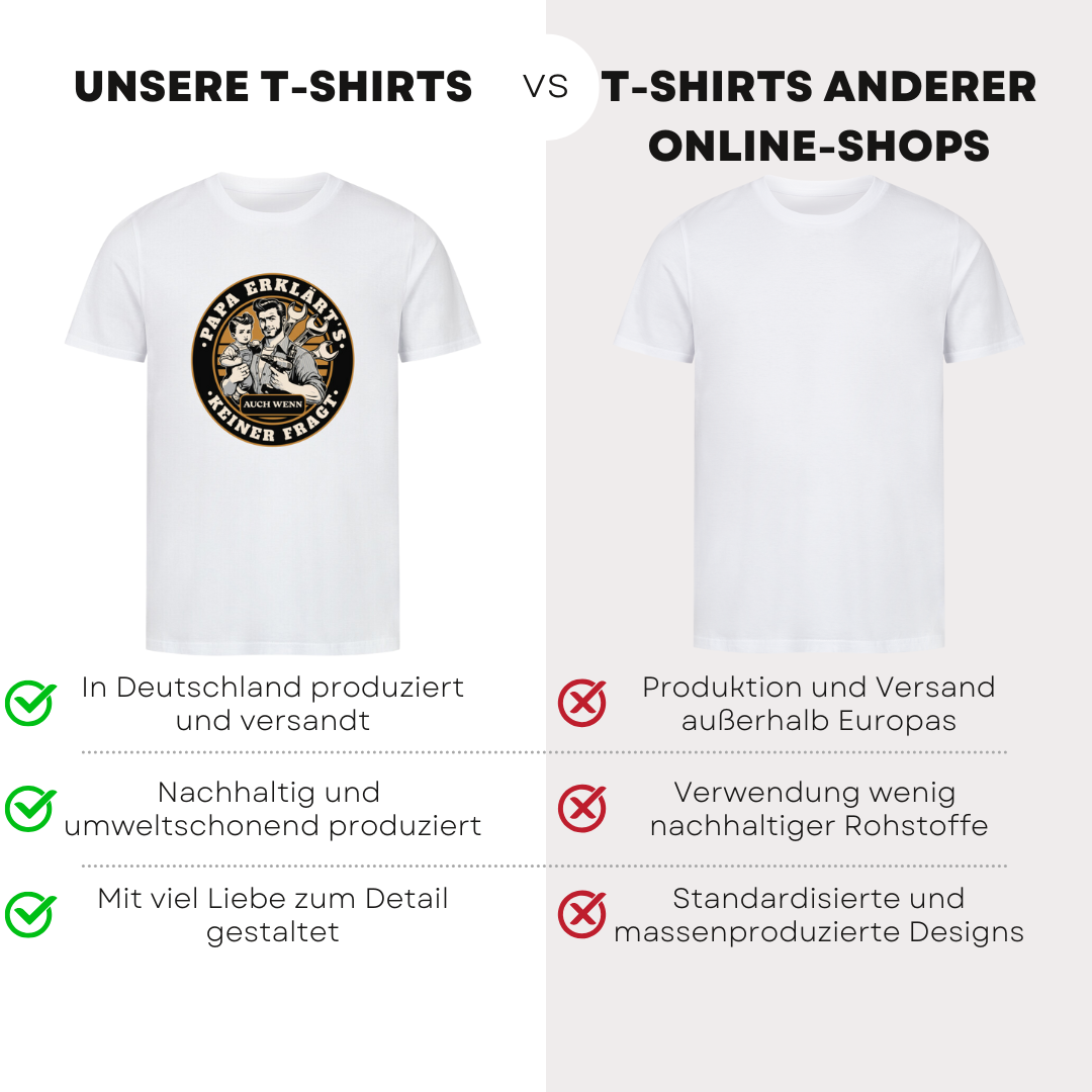 Papa erklärt's - Bio T-Shirt