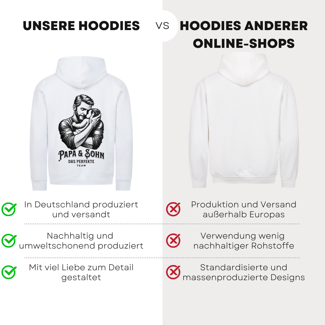 Papa & Sohn III - Bio Hoodie