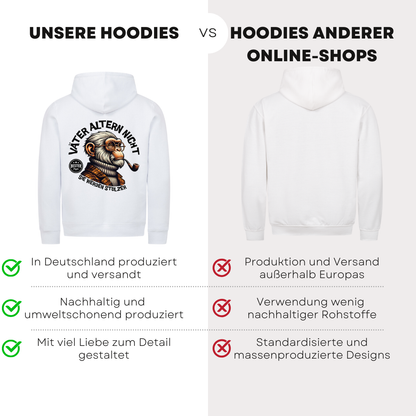 Väter altern nicht - Bio Hoodie