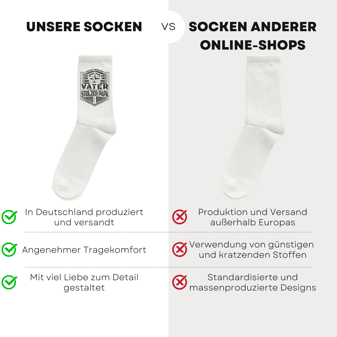 Nicht nur ein Vater - Socken