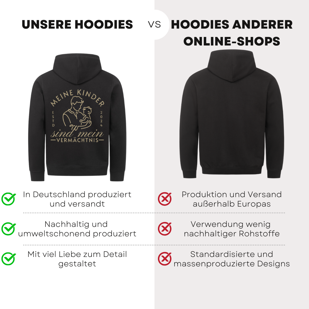 Meine Kinder II - Bio Hoodie