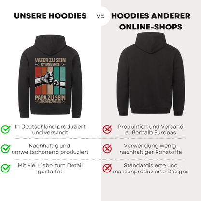 Vater zu sein ist eine Ehre II - Bio Hoodie