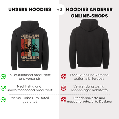 Vater zu sein ist eine Ehre III - Bio Hoodie