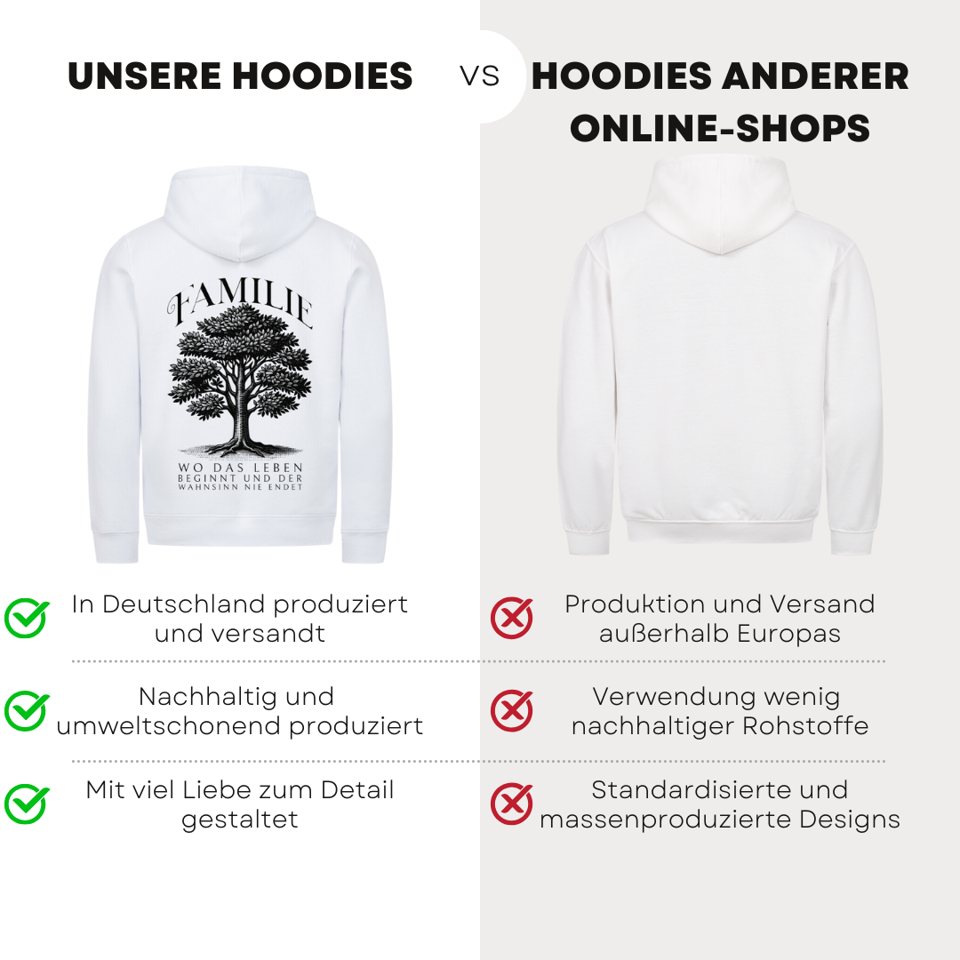 Familie - Bio Hoodie