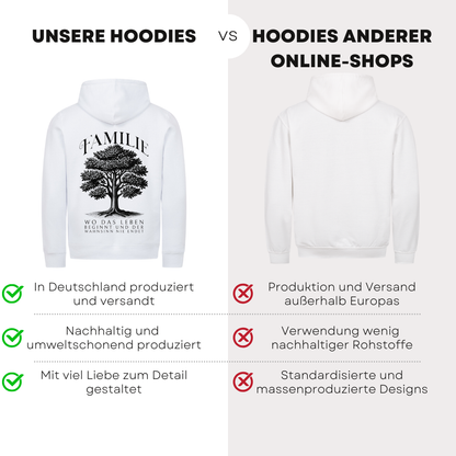 Familie - Bio Hoodie