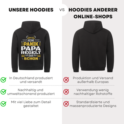Keine Panik Papa regelt das schon - Bio Hoodie