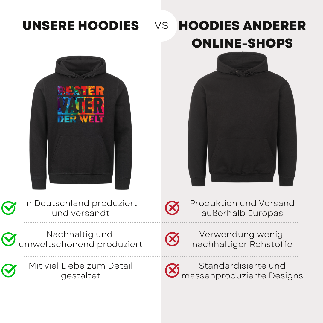 Bester Vater der Welt V - Bio Hoodie