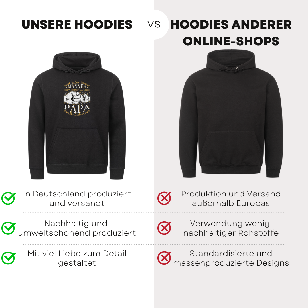 Großartige Männer - Bio Hoodie