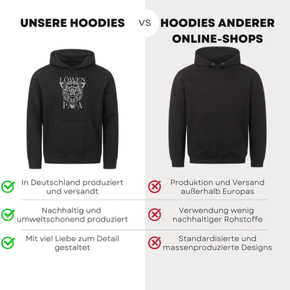 Löwenpapa II - Bio Hoodie