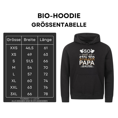 So sieht ein stolzer Papa aus II - Bio Hoodie