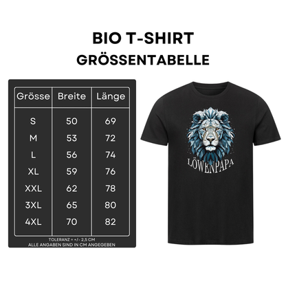 Löwenpapa II - Bio T-Shirt