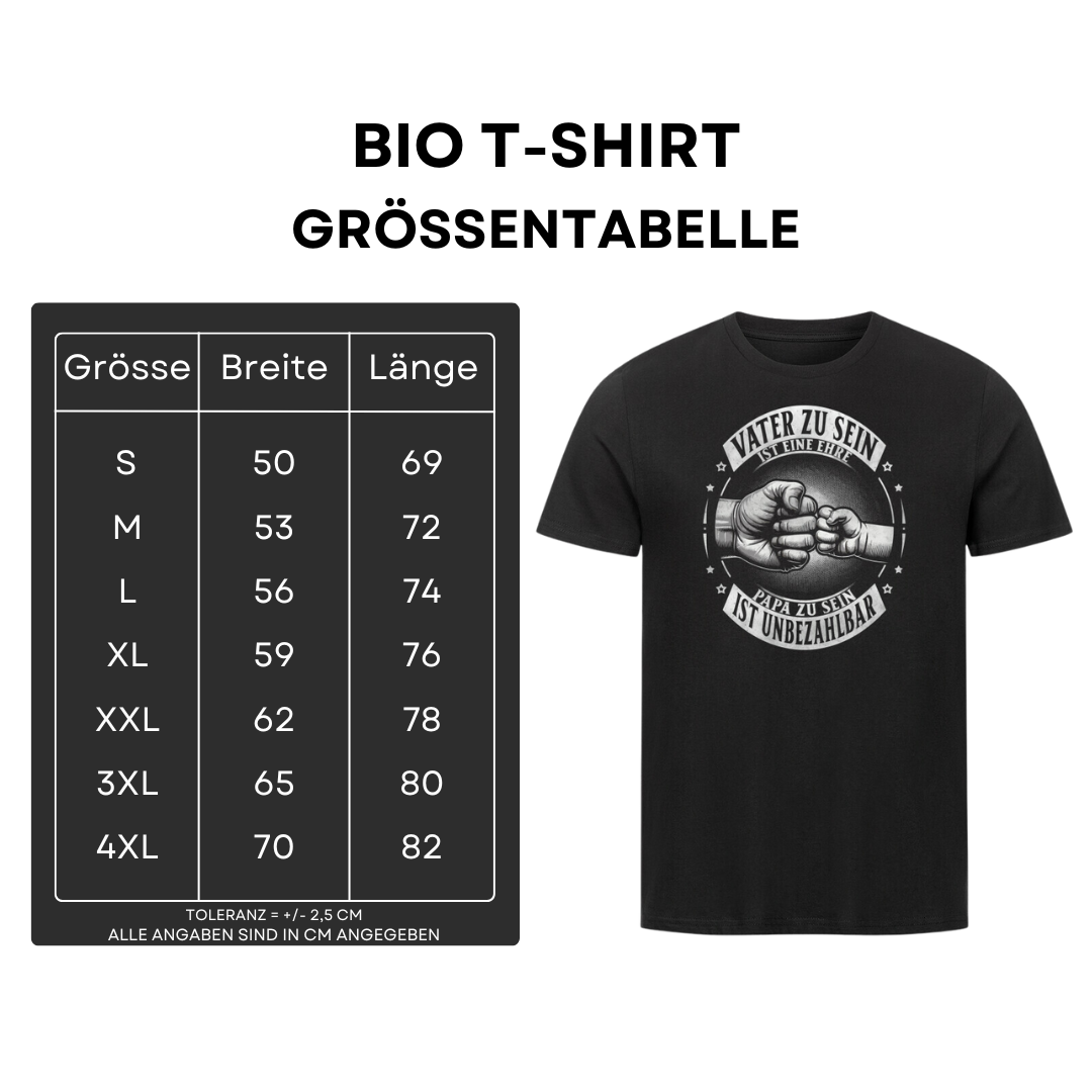 Vater zu sein - Bio T-Shirt