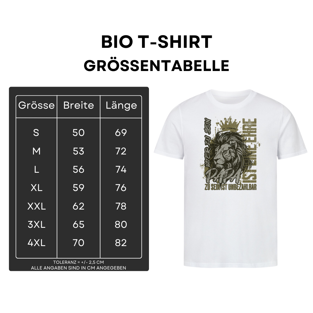 Vater zu sein III - Bio T-Shirt